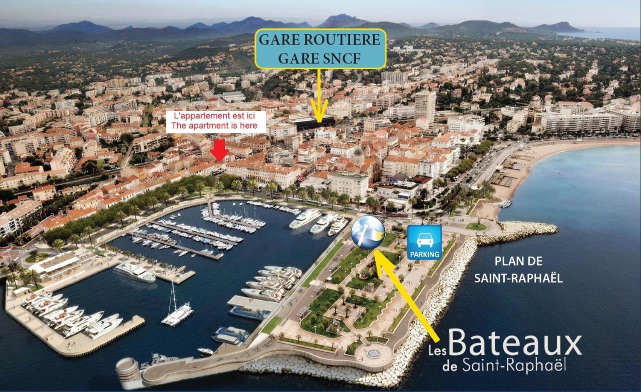 Appartement 2 Neuf Sur Le Port A Cote De La Plage Saint-Raphaël Exteriér fotografie